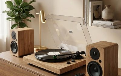 Nuevo VULKKANO TD20 plato gira discos de madera.